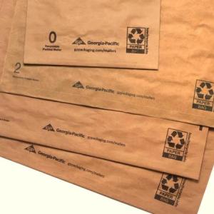 Four sizes of EarthKraft mailers