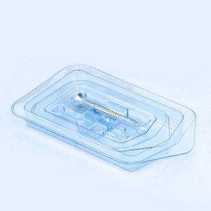 Eastar transparent medical packaging.