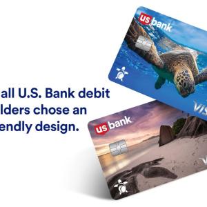 27% of all U.S. Bank debit cardholders choose an eco-friendly design