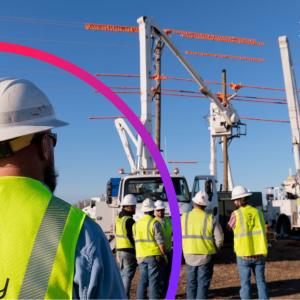 Entergy power line workers