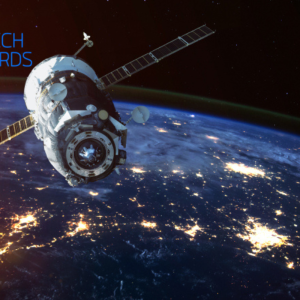 Image of space with the text 'The EDTech Awards'