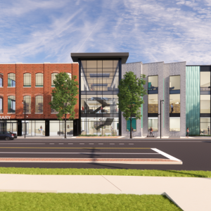 rendering of library