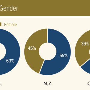 Employee gender infographic