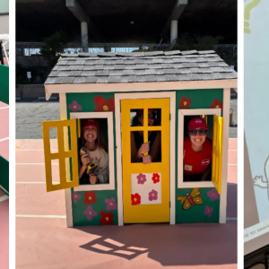 Collage of Henkel employees volunteering