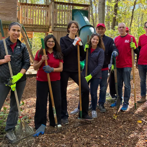 Henkel employees volunteering