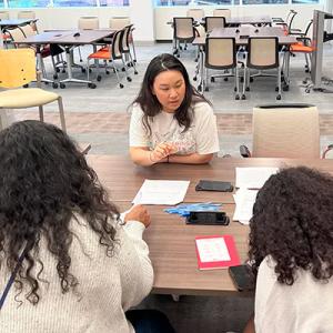 Project Glimmer, people in a classroom