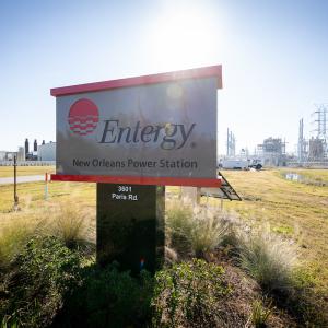 Entergy New Orleans power station sign