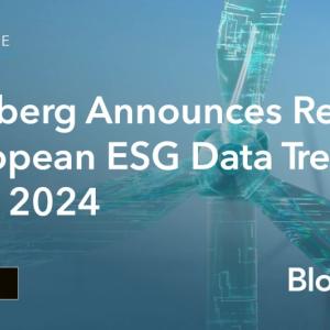 "Bloomberg Announces Reults of European ESG Data Trends Survey 2024"