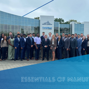 Saint-Gobain Essentials of Manufacturing group photo.