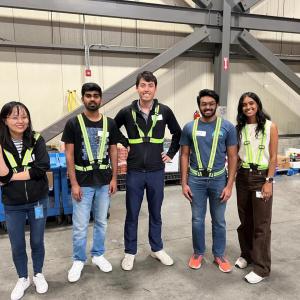Volunteer event for Mountain View summer interns with Second Harvest of Silicon Valley