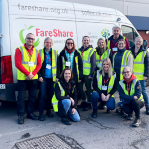 r UK colleagues spent a day working with FareShare