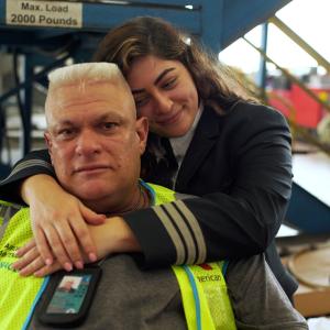 father with his daughter