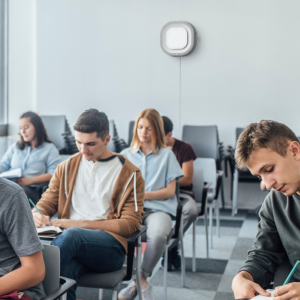 Students in a classroom