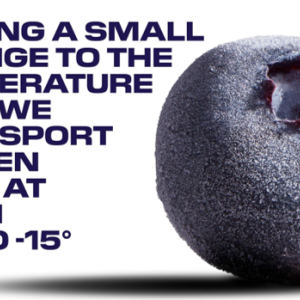 "Making a small change to the temperature that we transport frozen food at from -18 - -15"