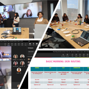 Collage of photos from FunFriday sessions