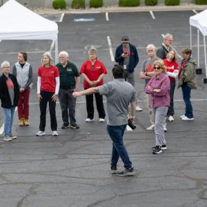 people giving a presentation