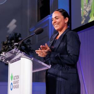 Action Against Hunger honored Farida “Frida” Gadzhimirzaeva as our Leadership Honoree for her unrelenting service.