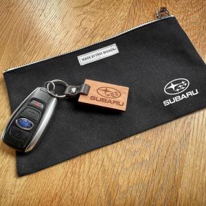 Subaru pouch and keys