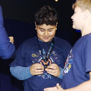 goIT winners collect their medals