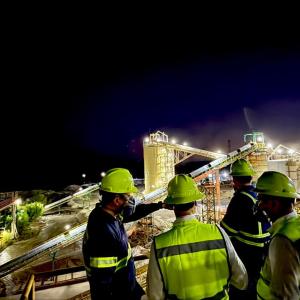 Workers at night