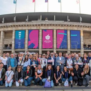 Otis volunteers group photo