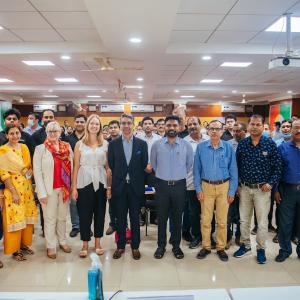 group photo of event