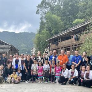 group picture in China