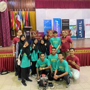 group image with robot in front