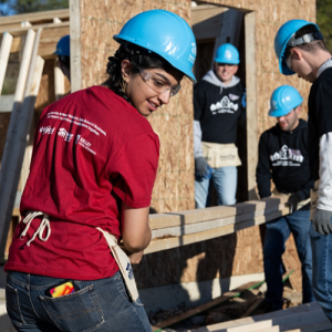 Habitat for Humanity volunteers