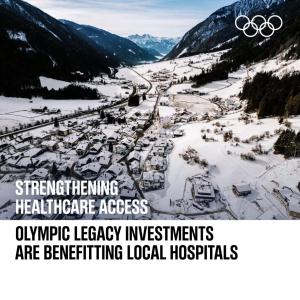 mountain town with "strengthening healthcare access, Olympic legacy investments are benefitting local hospitals"