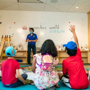 children in a classroom