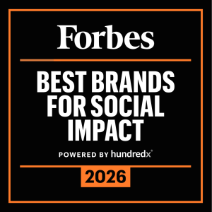 Forbes Best Brands for Social Impact 2026 logo
