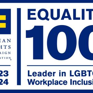 Equality 100 badge.