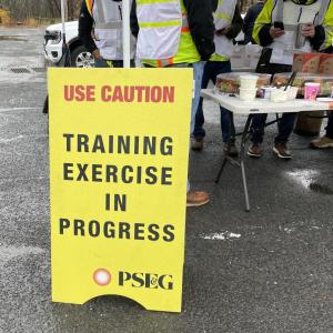 training exercise in progress