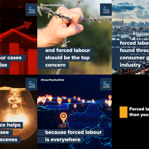 infographic about forced labour