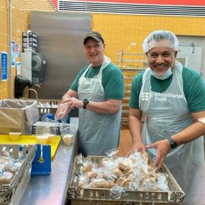 East region plant general managers and Richmond recycling sales reps volunteered for Feed More at the Bayard Community Kitchen in Richmond, Virginia