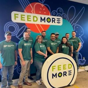 East region plant general managers and Richmond recycling sales reps volunteered for Feed More at the Bayard Community Kitchen in Richmond, Virginia