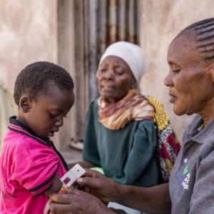 Janet measures Micheal's progress back to health.