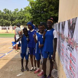 children standing together