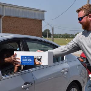 Giving beat the heat kits out