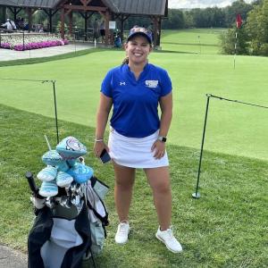 Krissy Ortiz at USGA Women's Mid-Amateur Golf Championship.