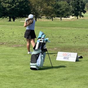 Krissy Ortiz at USGA Women’s Mid-Amateur Golf Championship.