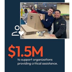 $1.5M to support organization providing critical assistance.