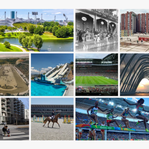 photo composition of olympic venues
