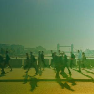 People walking on a path
