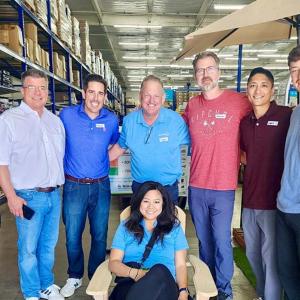 Another group of associates who recently made a difference for Habitat for Humanity.