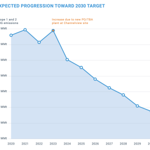 EXPECTED PROGRESSION TOWARD 2030 TARGET