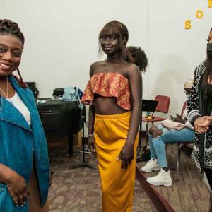 Martu Freeman-Parker, CEO of M.E.F. Productions with models