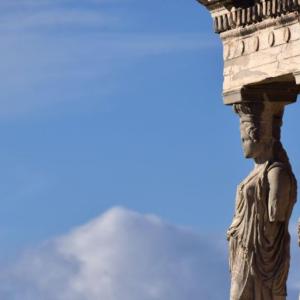 statues on a building