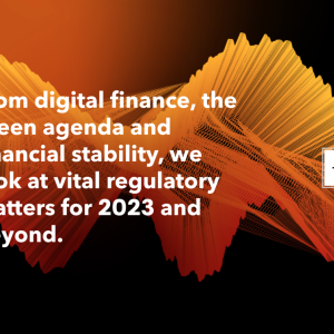 "From digital finance, the green agenda and financial stability..." quote